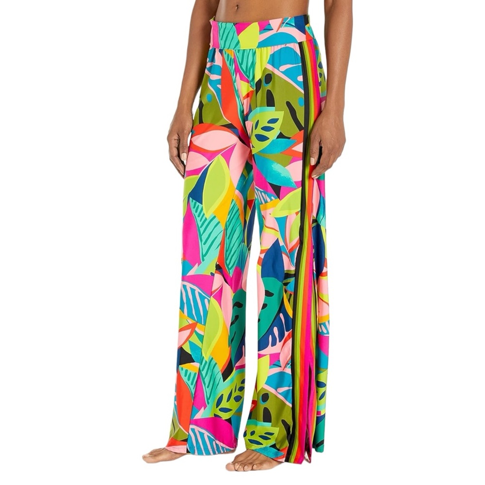 143. Women's Trina Turk Multicolor Rainforest Swim Pant NWT